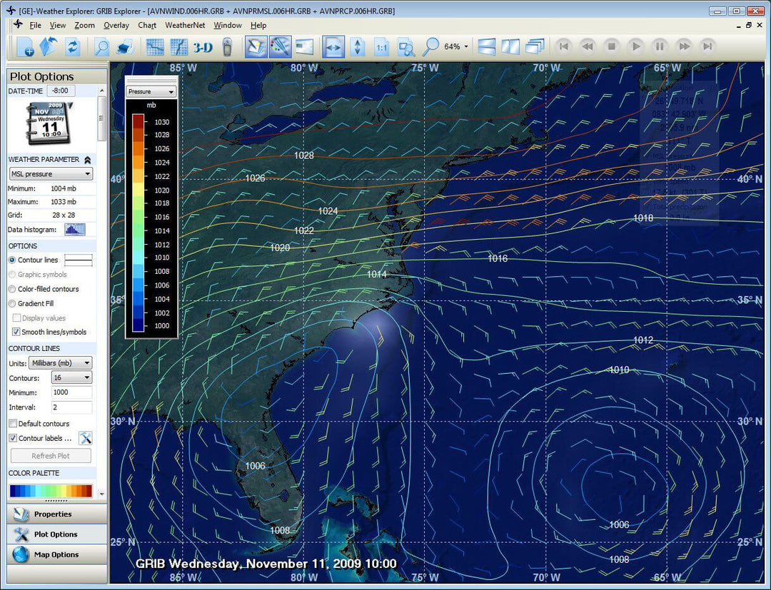 GRIB Explorer Layers