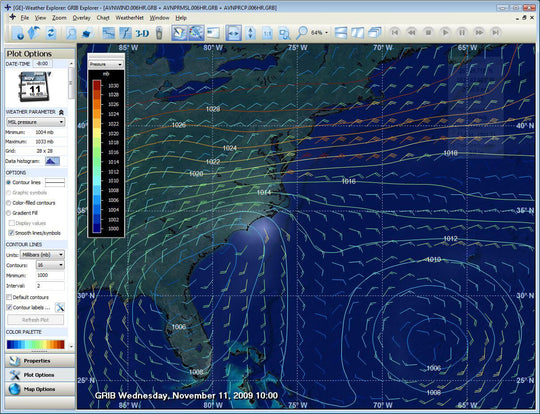 GRIB Explorer Layers