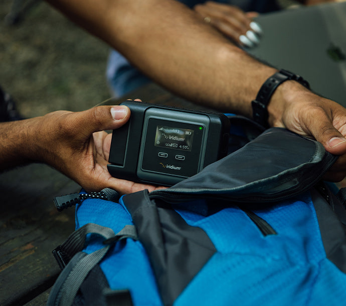 Iridium GO! for camping