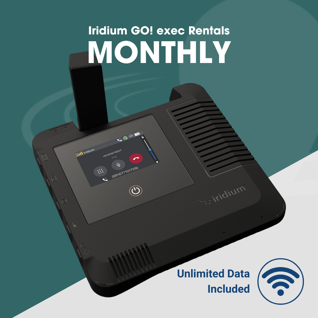 Iridium GO! exec Monthly Rentals