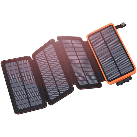 Hiluckey Wireless Solar Charger Power Bank 25000 mAh
