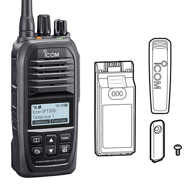 Icom IP730D/IP740D What's in the Box