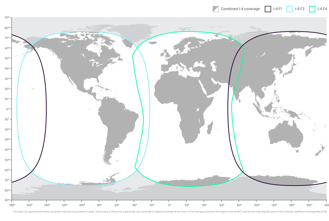 Inmarsat Coverage Map