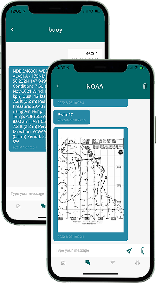 SpotCast Weather Message on Phone